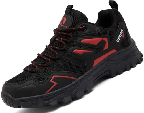 Mufanton Chaussures de Randonnée Homme Chaussures de Trekking Antidérapantes Respirant Chaussure de Marche Stabilité Sneakers