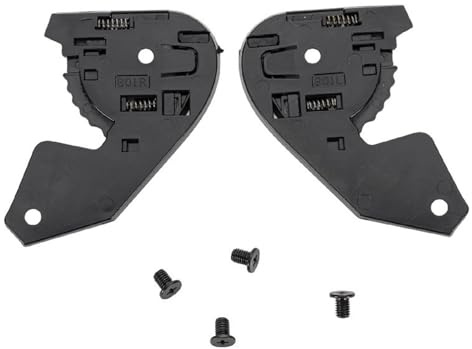1 Paio Visiere Per Caschi Piastra Base Con Viti Visiere Per Parabrezza Per Per JHM-802 Kit Riparazione Per Installazione Facile