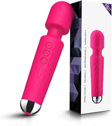 Wand Vibrator - 20 Vibration Modes & 8 Speeds, Sex Toys for Clitoris