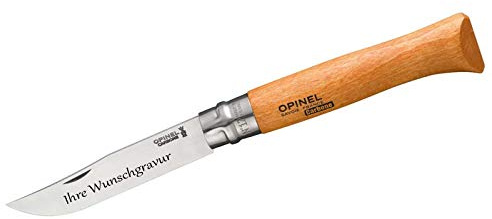 OPINEL Taschenmesser, Carbon (Nicht rostfrei) Buchenholz