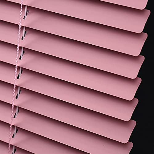 Jalousien Rosa Horizontale Jalousien für Prinzessin Zimmer/Mädchenzimmer, UV-Schutz Aluminium Jalousie mit 2,5cm Lamellen, Size : 115×120cm(45.3x47.2in)