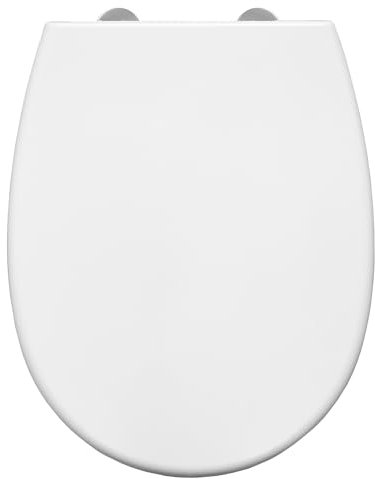 Bemis Click&Clean® Silent | Soft Close | Double Silicone Ring Prevents Splashes, Odours, Noises, Slipping | Patented Removable | Easy Installation from Top | Antibacterial | White