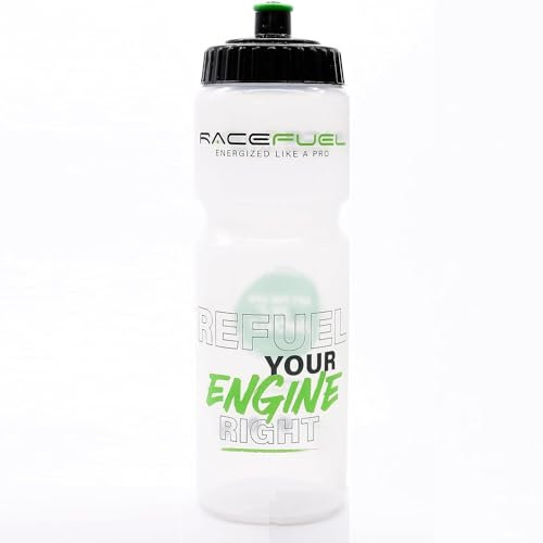 RaceFuel Sport Trinkflasche 750ml, BIO Radflasche MADE IN EUROPE, Fahrrad Trinkflasche, BPA-frei, auslaufsicher, bio-basierter Kunststoff (Zuckerrohr), für Triathlon Rennrad Mountainbike