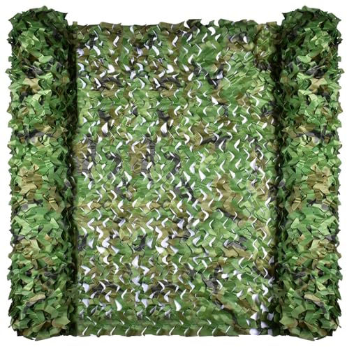 HSPLXYT Camo Netting Balcony Netting Camouflage Netting Camp Netting for Hunting Sunshade Car Cover Camping Shooting Fence Canopy Party Decorations(Size:3x4m/9.8x13.1ft)