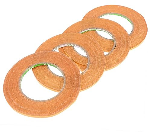 MUCKLILY Stark Klebendes Doppelseitiges Klebeband 5 Mm 4 Rollen Für Die Reparatur Von Teppichböden Versiegelung Gelb