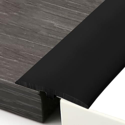 Profilé de transition autocollant - Profilé en T - 5 x 300 cm - Bande de transition en PVC autocollant - Profilé en T - Pour seuils de porte et sols de raccordement des carreaux de sol stratifié