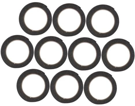 Garneck 10rollos Cinta De Sellado Autoadhesiva Para Cocina Tiras De Calafateo Flexibles y Resistentes Para Proteger Espacios Entre Estufas De Gas y Encimeras Pack De Negros