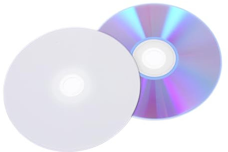 ibasenice 2piezas Disco CD Virgen para Almacenamiento CD-r De Música para Grabar Discos DVD-r Vírgenes para Audio Digital Grabable para Música y Datos Cds DVD-r Regrabables Vírgenes