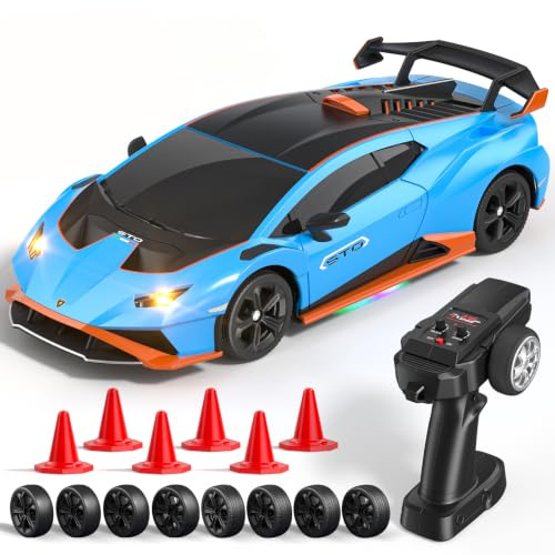 Lamborghini Ferngesteuertes Auto ab 6-12 Jahre, 1:24 RC Drift Auto 25KM/H