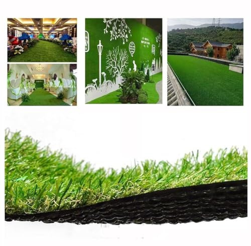 Artificial Grass Turf for Outdoor Use Synthetic Lawn Mat for Garden Pet-Friendly Fake Grass Carpet Landscape Turf Roll for Patios and Yards