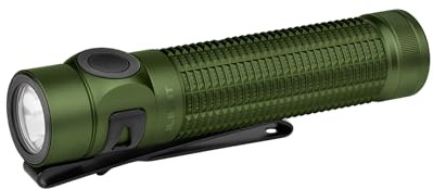 OLIGHT Baton4 Pro Rechargeable EDC LED Torch Pocket Light, OD Green | 1600LM, USB-C and Magnetic Dual Charging, Dual Switch, IPX8 Waterproof, High Power Flashlight for Camping, Hiking, Emergency