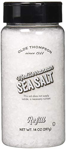 Olde Thompson Sal marina mediterránea, 14 onzas, color blanco