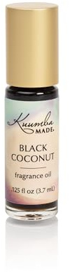 Kuumba Made Black Coconut Fragrance Oil, Long-Lasting Small-Batch Perfume Roller, Vegan, Alcohol-Free, .125 Fl Oz