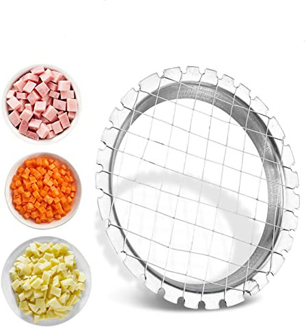 MOVKZACV Cortador de huevos de acero inoxidable cortador de huevos cortador de frutas cortador de ensaladas cortador de tomate cortador de patatas cortador de setas divisor de huevo