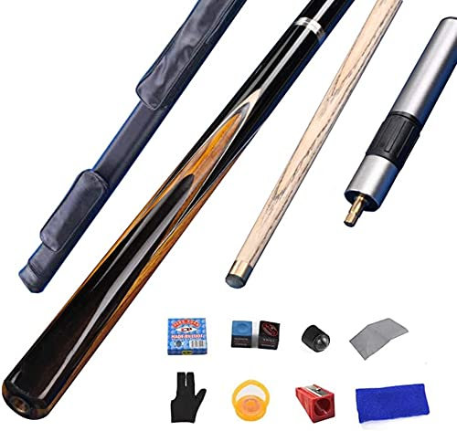 Billardqueues Professionelle 57 Zoll Professioneller Pool Queue Stick, 11,5 mm Spitze Billard Queue Stick, Pool Queue Stick Queue mit verstellbarer Verlängerung, Billard Pool Queue Stick, Kommerziell