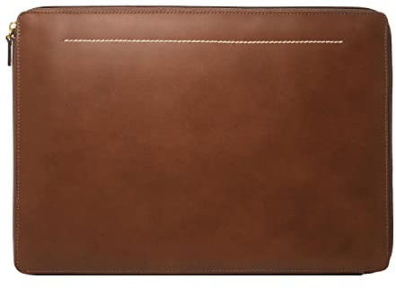 Fossil MLG0778210 Laptop-Folie, Leder, Braun