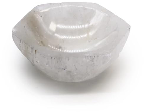 Ancient Wisdom - Cuenco hexagonal de selenita (6 cm)
