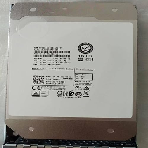 MIDTY HDD para EMC 16TB 3.5 SAS 256MB 7200RPM para disco duro interno para servidor HDD para 08MG73 MG08SCA16TEY