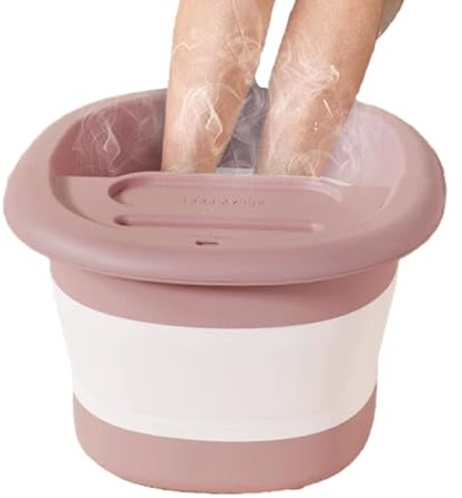 DMAIS Faltbare Fuß-Spa-Eimer, 41 cm Fußbadewanne, Fußbadewannen mit Massage-Akupunkt, Fußbad Soakwannen Geschenke, große Fußbadewanne Spa-Schüssel für Familie, Freunde, Kinder, Ältere