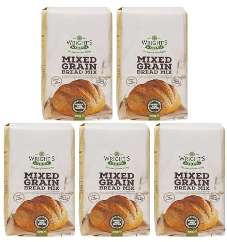 Wright's Baking Mixed Grain Bread Mix 500g (Pack of 5) - Alpine Heights