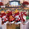 ZFHLZJY Calcetines de Navidad Chimenea,4 Piezas Medias de Navidad,Calcetín Navidad Personalizado,Calcetines Colgantes de Navidad,Bolsas de Regalo Calcetin Navideño para Decoracion Árbol de Navidad