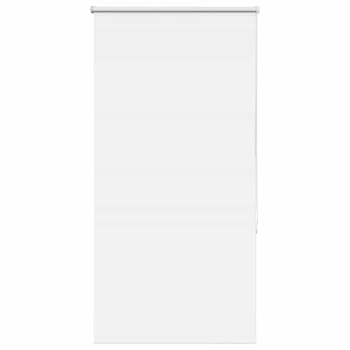 vidaXL Roller Blind Blackout White 70x130 cm Fabric Width 65.7 cm Polyester
