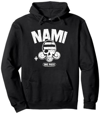 Chapeau de paille One Piece Nami Pirates Navigator Skull Anime Sweat à Capuche