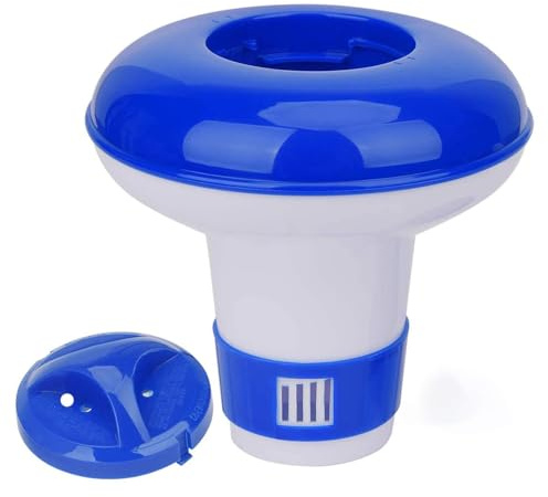 Schwimmender Chlorspender, 5 Zoll Schwimmender Spender Chlortabletten Whirlpool Schwimmbad Spa, Schwimmbad Chlortablettenhalter für Schwimmbad Planschbecken Spa Wasserparks