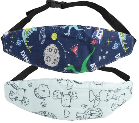 Reposacabezas para asientos de coche, 2 piezas de mantenimiento de cuña para niños, coche, ajustable, para niños, diadema para coche, bebé, soporte para viaje, protección del cuello para niños