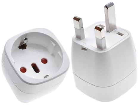 Plug Adapter Converter Plug 13A 250V(EU-7 black)