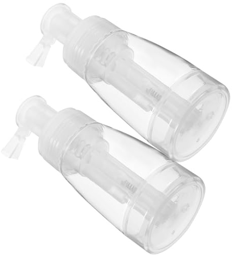 ABOOFAN 2pcs 180ml Hairdressing Spray Powder Bottles, Pet Reusable Salon Spray Bottles, Portable and Versatile Hairdressing Applicators for Professional Hair Styling
