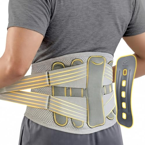 BRACOO Back Support Belt Back Brace for Men and Women L (94-112cm) BP62 | Breathable Lumbar Supports, Back Brace for Lower Back Pain Back Brace Bionic Support for Sciatica,Herniated Disc,Scoliosis