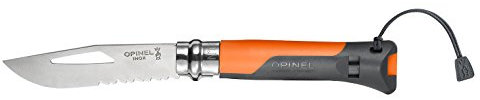 Opinel 2542699 Nr. 8 Outdoor Orange Taschenmesser, Uni