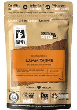 Bremer Gewürzhandel Lamm Tajine Gewürzmischung, gemahlen, marokkanische Gewürzmischung für Lammgerichte, 10 x 50g