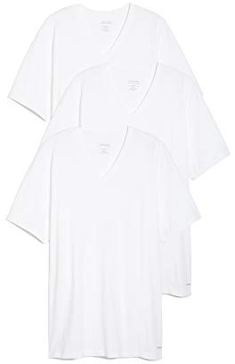 Calvin Klein Men's Cotton Classics Multipack V Neck T-Shirts