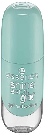 essence cosmetics shine last & go! gel nail polish, Gellack, Nagellack, Nr. 76 Frozen Mint, grün, gelig, glänzend, ohne Aceton, vegan, Mikroplastik Partikel frei (8ml)