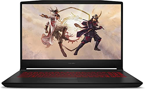 MSI Katana GF66 12UE-091XES - Ordenador Portátil Gaming 15.6 FHD (Alder Lake i7-12700H, 16GB RAM, 512GB SSD, GeForce RTX3060 6GB, sin Sistema operativa) Negro - Teclado QWERTY español
