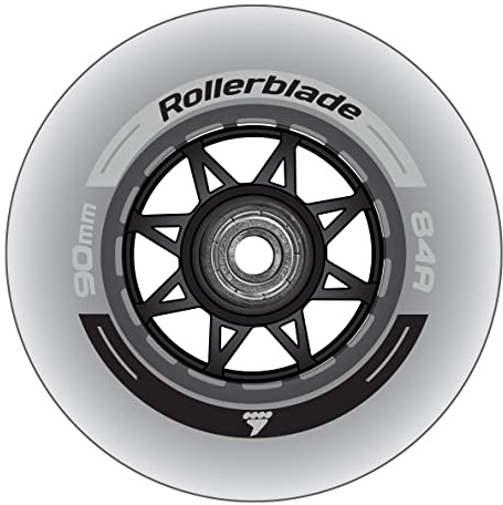 Rollerblade 90mm XT Wheelkit with SG9 Bearings, 8 Pack