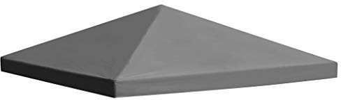 Pavillondach, BULANED Pavillon-Dachplane, Dach Für Pavillon, Pavillon-Ersatzdach, 310 g/m² 3x3 m Grau