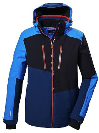 killtec Herren Skijacke/Funktionsjacke mit abzippbarer Kapuze und Schneefang KSW 70 MN SKI JCKT, himmelblau, XXL, 41957-000