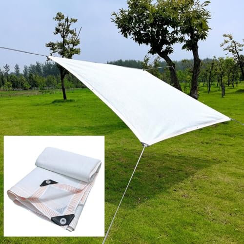 Terrassenmarkise, hochwertiges HDPE-Sonnenschutz, Sonnensegel, Balkon, Hof, Sukkulenten, Dachkühlung und Schatten, 90 % Schutz, Vordach für den Garten im Freien (7,6 x 10,2 cm)