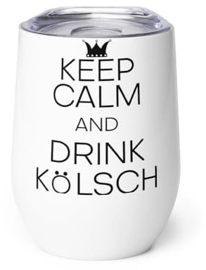 Teegarb Letter Blanket Hilarious Keep Calm And Drink Kölsch - Bebidas alcohólicas humorísticas