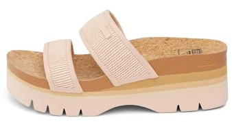 Reef Cushion Vista Higher Womens Platform Fashion Sandal, Arch Support, Ultra Soft Cushion Footbed, Cameo Rose, 10