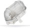 ADAKAT Bulkhead - Lámpara de sótano E27 IP54 con cubierta de cristal, rejilla metálica