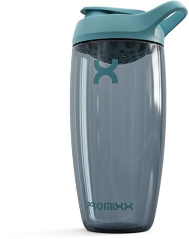 Promixx PURSUIT bouteille shaker de protéines de qualité supérieure pour shakes complémentaires – facile à nettoyer et durable, 700 ml, Bleu Océan Calme