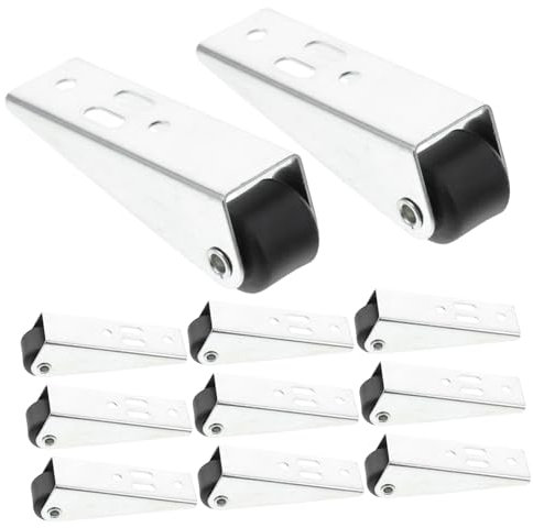 iplusmile 12 Pezzi Ruote Portanti Per Porta Mobile Parti Sparse Parti Per Lavandino Anello Trasparente Guarnizione Anello Antiscivolo Occhiali Strumento Puleggia Anello Per Anello Tè