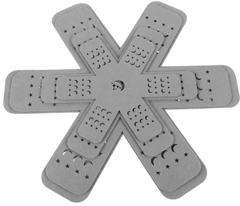 VERDANVERSE 12piezas Tapete para Platos Almohadilla para Ollas Tapete Antideslizante Cojín para Uso Cocina para Sartenes Calientes