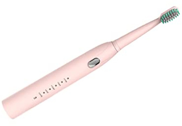 Cepillo de Dientes Eléctrico Infantil Rosa Carga USB y 5 Modos | Batería Integrada 500mah, Plástico, Resistente al Agua, Temporizador Automático para Limpieza Profunda