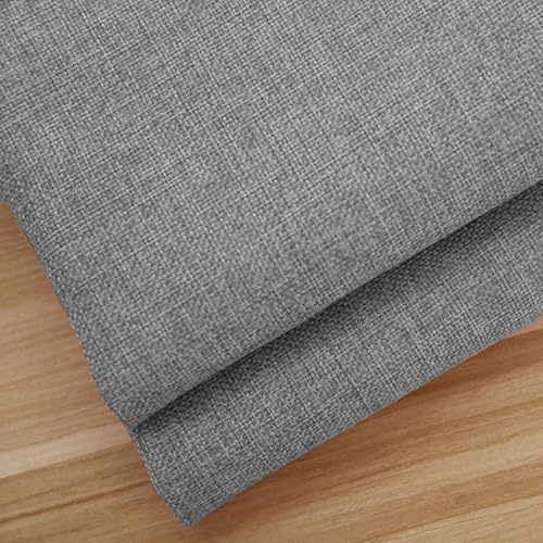 AQIGR Bezug-Bankkissen Sitzkissen mit Reißverschluss Bezug für Sitzbank Waschbar Abnehmbar, Eckbank Auflagen Hussen für Innen Outdoor Fensterbank Couch(Grau,140x60x8cm)