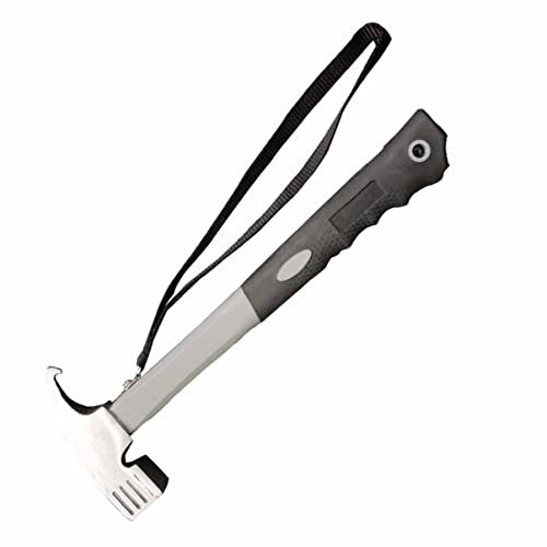 VILLCASE Camping Hammer Outdoor Handwerkzeug Zelt Peg Hammer Nagel Extractor Multifunktional Für Camping Angeln Wandern Mit Ergonomischem Griff
